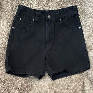 Dickies Women's Black Denim High-Rise Shorts